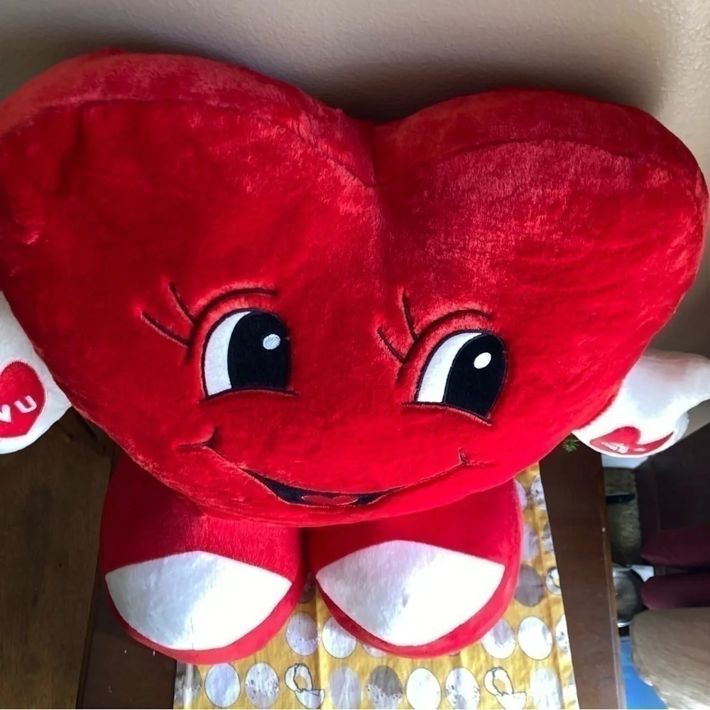 Dan Dee vintage jumbo open arms Heart plush